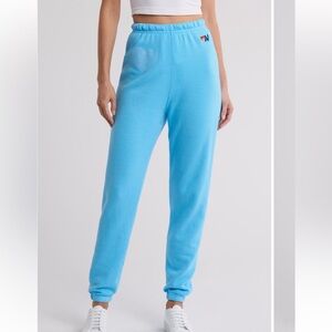 Aviator nation NEW glitter heart sweatpants